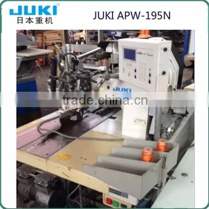 JUKI APW-195N Used Second Hand 2nd Old Flap Sewing Type Automatic Pocket Sewing Machine Quality Choice thumbnail-1