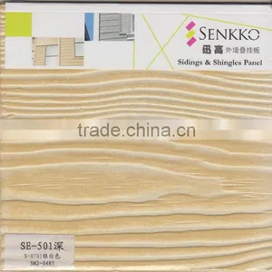 Fiber Cement Siding / External Wall Board / Wall Panel (SE-501 Dark) thumbnail-1