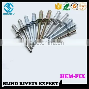 HIGH QUALITY HOT SELLING FACTORY HIGH SHEAR STRENGTH HEMLOCK RIVETS FOR AUTOMOBILE thumbnail-1
