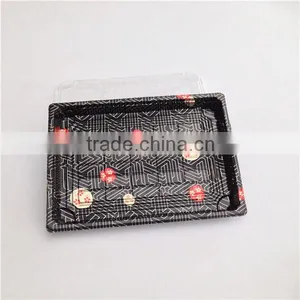 KW1-1111B OPS Sushi Tray With Clear Lid thumbnail-1