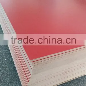 Hot Sale Red Melamine Laminated MDF Board Price thumbnail-1