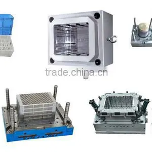 Stackable Collapsible Storage Crate Mould thumbnail-1