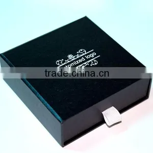 Luxury Custom Embossed Gift Box With Silver Foil Hot Stamping Logo thumbnail-1