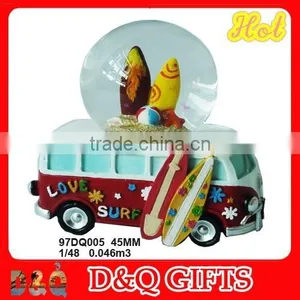 Resin Surfboard Snow Globle thumbnail-1