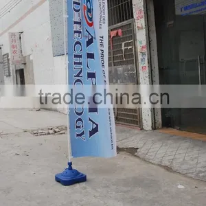 Removable Rht-angleig Flag Pole With Printing Flag Badge thumbnail-2