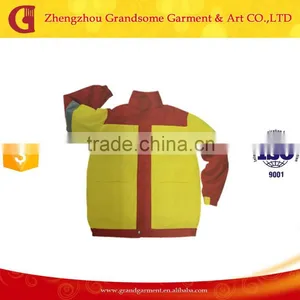 Quilted Yellow Safety Reflective Working Jacket thumbnail-1