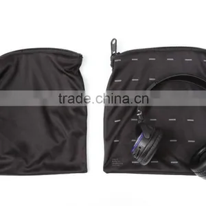Headphone Earphone Winding Wire Accessories , Purpose Zipper PU & EVA Case Pouch thumbnail-4