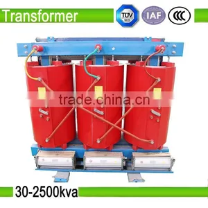 50Hz Three Phase Variable Dry Type Transformer30-2500KVA Capacity 10KV thumbnail-1