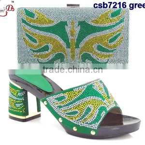 CSB7216 New Design for Women Shopping Cheap Italian Shoes Matching Bags thumbnail-6