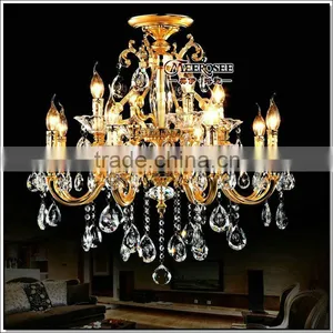 Fashion Style Lamp Design Crystal Chandelier Modern Pendant Lighting Fixture MD88008 L12 thumbnail-1