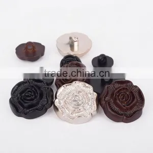Flower Custom Made Plastic Button,Garment Accessories Plastic Buttons for Clothing thumbnail-1
