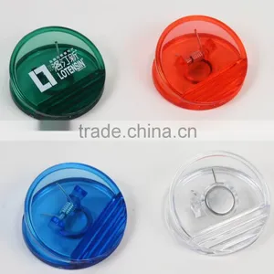 Plastic Circle Magnetic Clip, Plastic Circle Power Clip, Promotional Magnetic Power Clip, PTMC052 thumbnail-1