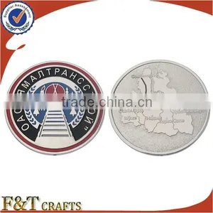 Customize Stamped Cut Out Bronze Metal Plating Military Coin Euro thumbnail-1