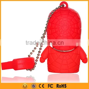 Chiristmas Gift Custom Cartoon USB 2.0 Stick Spiderman USB Flash Drive 16GB thumbnail-4