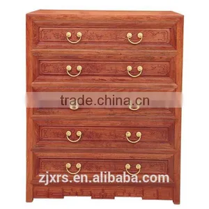 Mahogany Chest of Drawers Flowers Furniture thumbnail-1