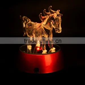New Custom Design Horse Figurine Make Glass Figurines for Home Decration thumbnail-6