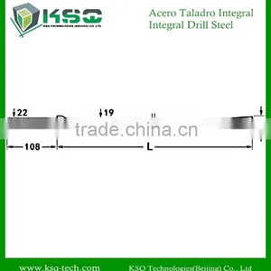 Sizes 20000mm - 4000mm Shank 22 mm x 108 mm Chisel Bit Integral Drill Steel thumbnail-2
