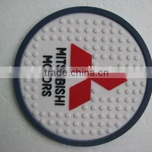 Disposable Round Pvc Rubber Coaster thumbnail-2