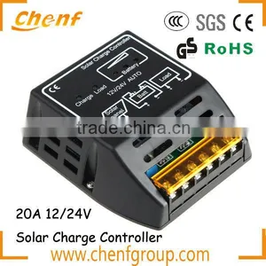 High Quality Newest PWM Solar Controller 12/24V 20A Charge Controller thumbnail-1
