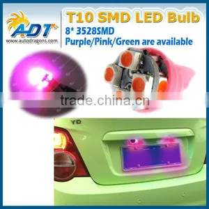 High Quality T10 194 168 501 Led Lights 8smd 3528 LED Car Light Bulb thumbnail-1