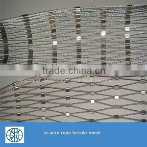 304 316stainless Steel Wire Rope Knotted Mesh Netting for Zoo Fence thumbnail-6