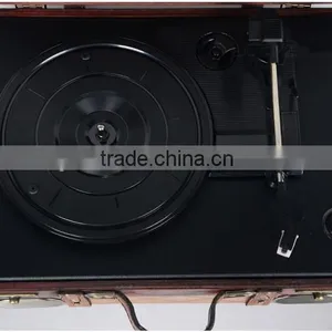 2016New Suitcase Turntable/belt Drive Vintage Record Player USB Turntable thumbnail-6