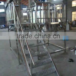 Body Lotion Making Vacuum Emulsifying Mixer thumbnail-4