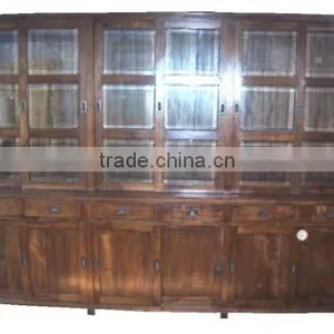 Lawyer Cabinet 6 Bevel Glass Doors thumbnail-1