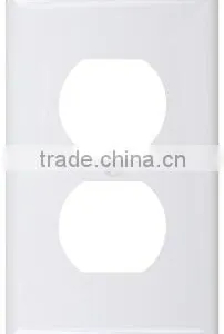 UL Listed 1Gang Duplex Receptacle Plastic Wallplate thumbnail-1