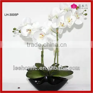 Potted Flowers Crafts Silk Orchid Artificial Fabric Flowers thumbnail-6