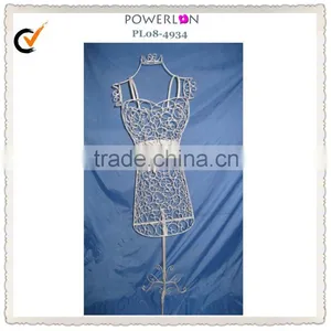 Modern Wrought Iron Metal Cloth Standing Model Coat Rack thumbnail-1