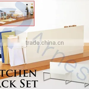 Japanese Households Tools Products Kitchenware Kitchen Sink Steel Storage Spice Racks Holders Set 76414 thumbnail-1