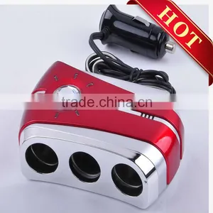 12v Red With Diamond for Indicator Car Cigarette Lighter Plug thumbnail-1