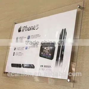 Wall Mounted Clear Acrylic a4 Plastic Poster Frame thumbnail-3