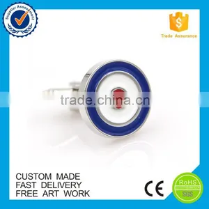 China Made the Brass Metal Round Custom Cufflinks thumbnail-1