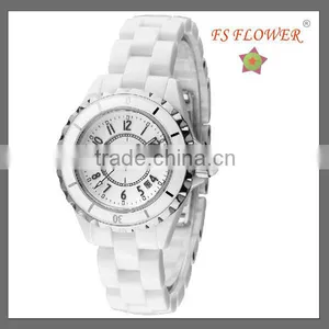 FS FLOWER - Always Hot Selling Custom Logo Ceramic Lady Watches With Japan Movt Quartz Stainless Steel Back thumbnail-1