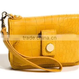 Faux Leather Phone Wallet Wristlet thumbnail-1