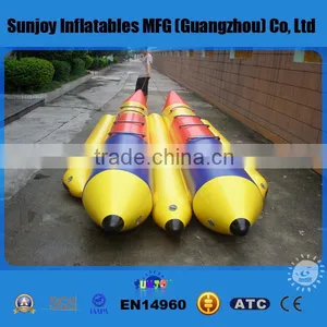 Sunjoy PVC Double Banana Boat or Ocean Rider Banana Boat for 10 Person thumbnail-1
