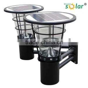 JR-2602 Outdoor Black Solar Wall Lamp Solar Garden Light thumbnail-1