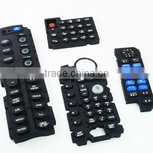 Laser Etched Silicone Keypad, Silicone, LED Backlight, Graphic Can be Shown by Using Laser Etching Technology thumbnail-3