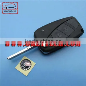 OkeyTech Fiat 3 Button Flip Key Shell Key Cover Fiat thumbnail-1
