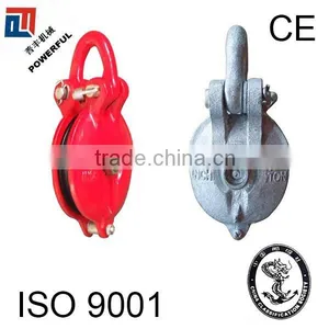 YARDING BLOCK WITH SHACKLE AND PIN RED SHACKLE SNATCH BLOCK thumbnail-1