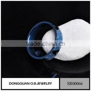 Fashionable Jewelry Men's Ring With White Gold Color /Stainless Steel Ring Designs thumbnail-6