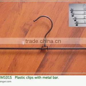 Hh Chrome Wire Adjustable Laundry Metal Clips Clothes Hanger thumbnail-3