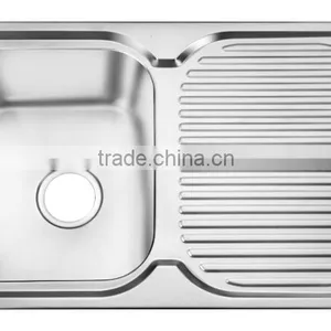 Yacht,Boat,Train and Public Mobile Toilet Used Stainless Steel Washing Basin Kitchen Sink Round Shape With Drain Board GR-Y520 thumbnail-2