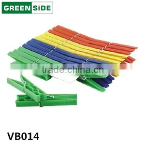 VB014 Wholesale Cheap Simple Colorful Plastic Clothes Peg thumbnail-1