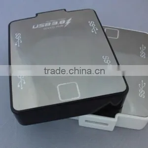 High Speed USB3.0 HUB 4Ports 5Gbps Splitter Power Adapter thumbnail-1
