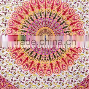 Gypsy Mandala Ethnic Boho Wall Hanging Hippie Cotton Tapestry thumbnail-2