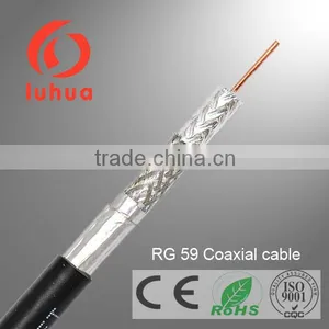RG59 2c Coaxial Cable rg 59 + 2 Core Power for Video Camera CCTV CATV System CE RoHS ISO9001 Approved thumbnail-5