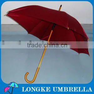 Square Wooden Straight Umbrella thumbnail-1